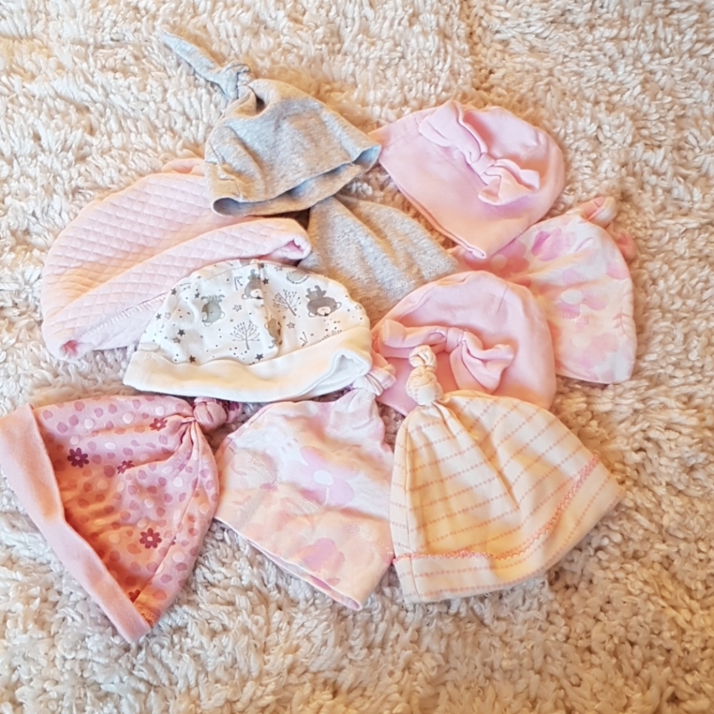 Bundle of 10 hats for 0-months - Picture 1 of 3